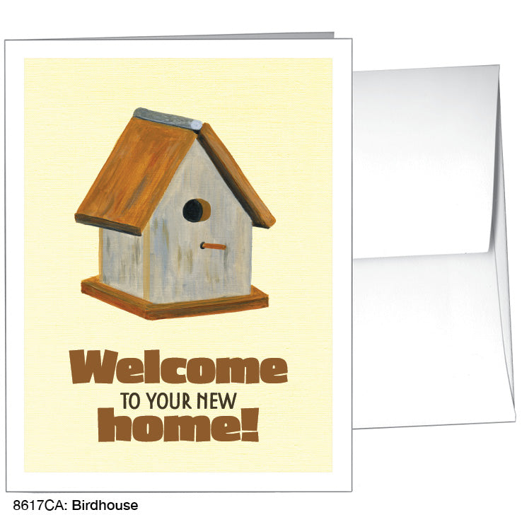 Birdhouse, Greeting Card (8617CA), A2 Card Front, www.printedcanvas.com