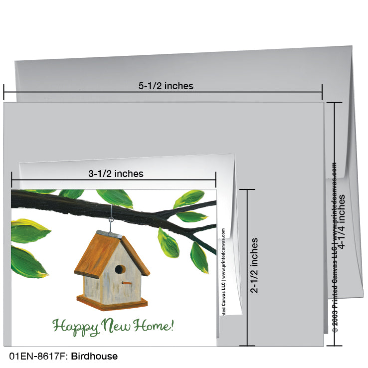 Birdhouse, Greeting Card (#8617F)