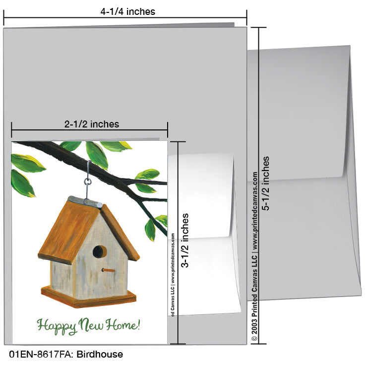 Birdhouse, Greeting Card (#8617FA)