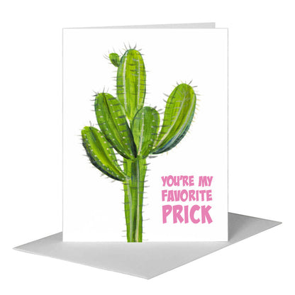 Saguaro Cactus, Greeting Card (#8620A) A2 Card Front, www.printedcanvas.com