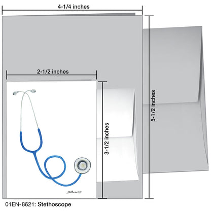 Stethoscope, Greeting Card (8621), Enclosure, printedcanvas.com