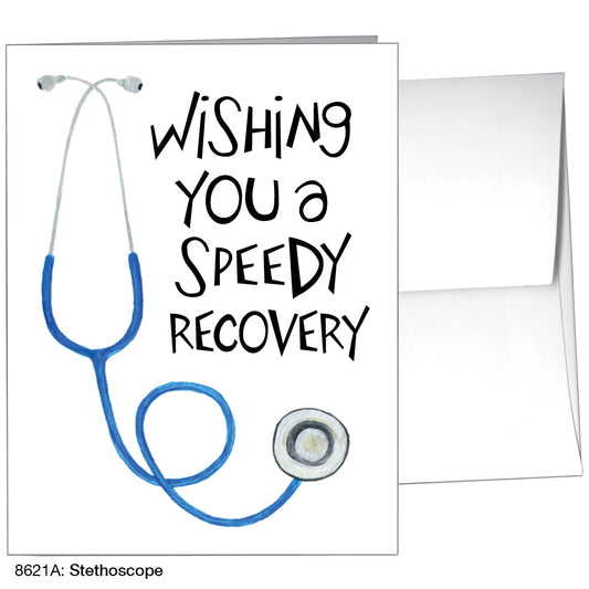 Stethoscope, Greeting Card (8621A), A2 Card Front, www.printedcanvas.com