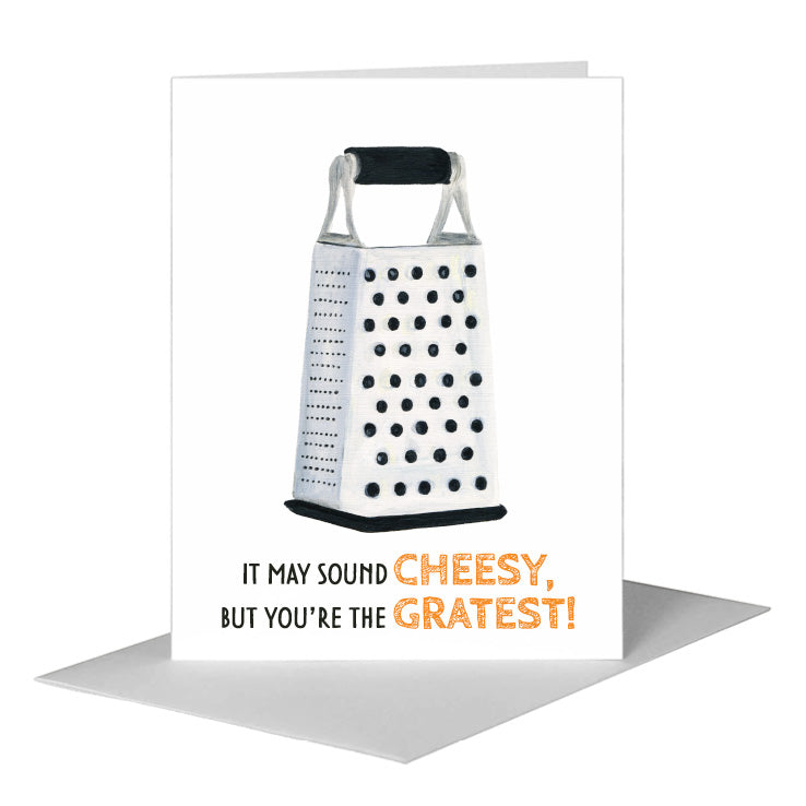 Grater, Greeting Card (#8622B), A2 Card Front, www.printedcanvas.com