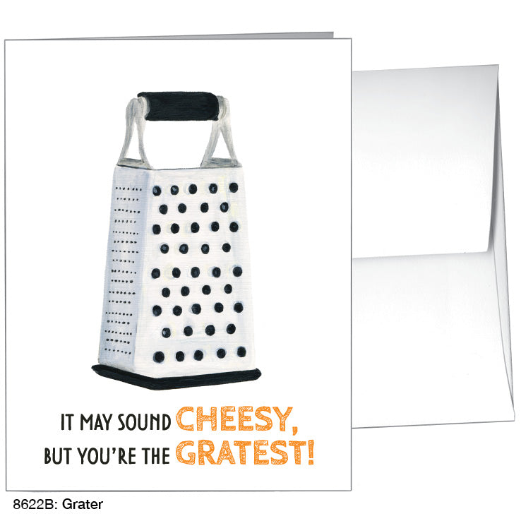 Grater, Greeting Card (8622B), A2 Card, printedcanvas.com