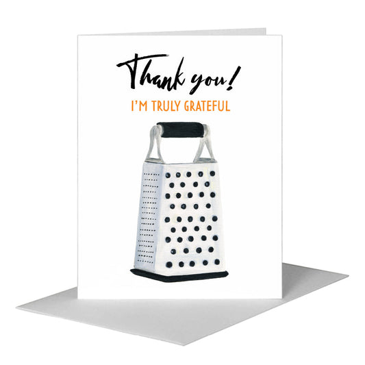 Grater, Greeting Card (#8622C) A2 Card Front, www.printedcanvas.com