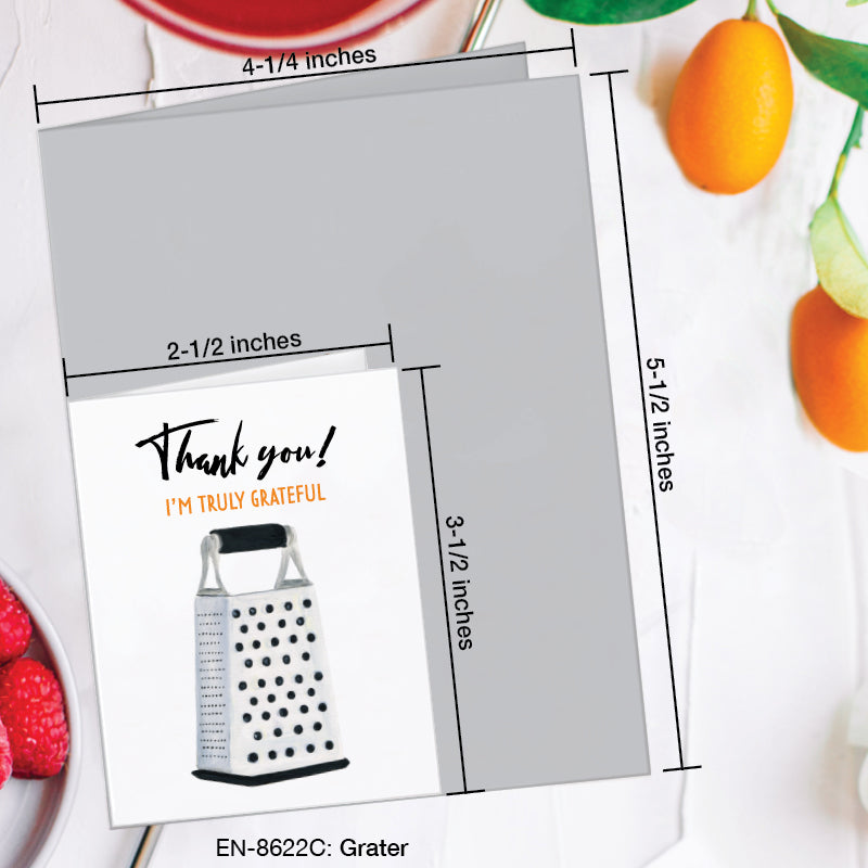 Grater, Greeting Card (8622C), Enclosure Card, www.printedcanvas.com