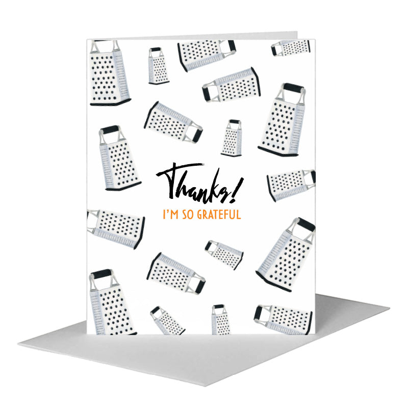 Grater, Greeting Card (#8622E) A2 Card Front, www.printedcanvas.com