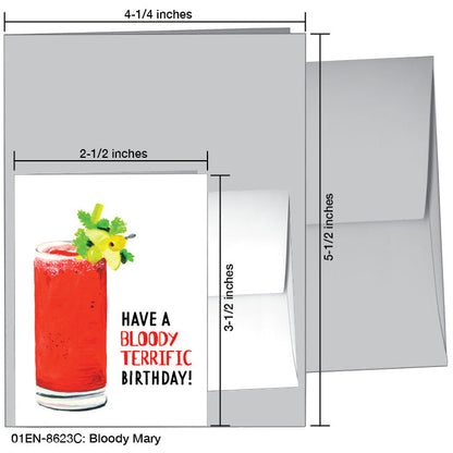 Bloody Mary, Greeting Card (8623C), Enclosure, www.printedcanvas.com