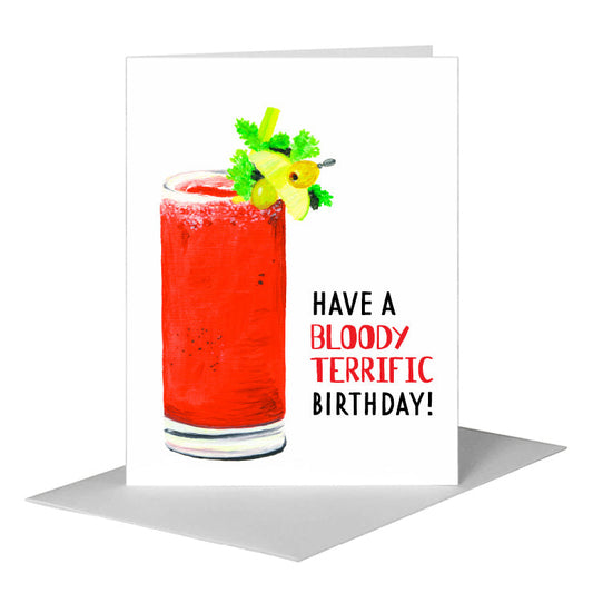 Bloody Mary, Greeting Card (#8623C) A2 Card Front, www.printedcanvas.com