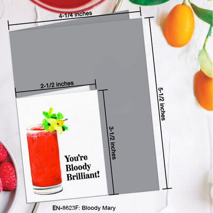 Bloody Mary, Greeting Card (8623F), Enclosure, www.printedcanvas.com