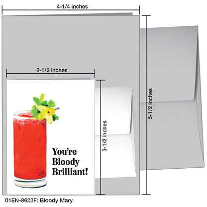 Bloody Mary, Greeting Card (8623F), Enclosure, www.printedcanvas.com