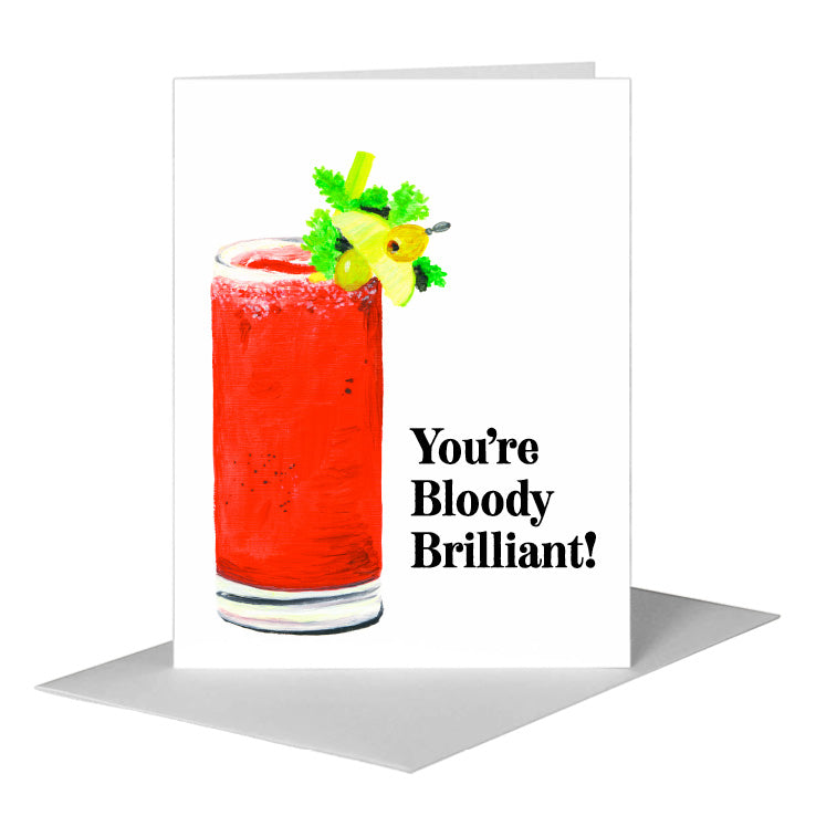 Bloody Mary, Greeting Card (#8623F), A2 Card Front, www.printedcanvas.com