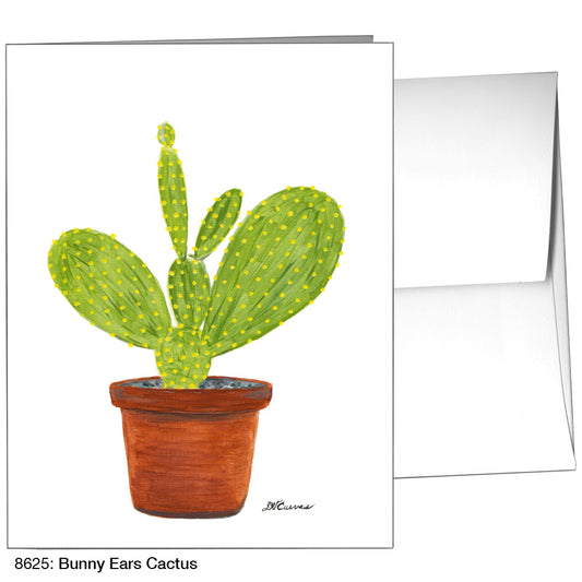 Bunny Ears Cactus, Greeting Card (8625A), A2 Card Front, www.printedcanvas.com