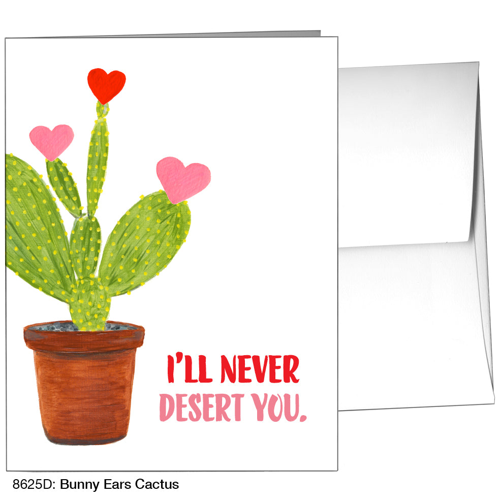 Bunny Ears Cactus, Greeting Card (8625D)