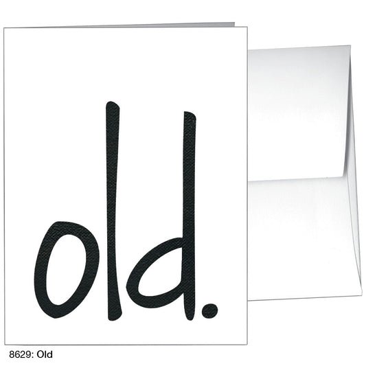 Old, Greeting Card (8629), A2, printedcanvas.com