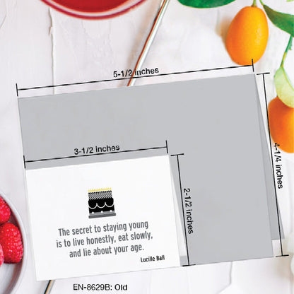 Old, Greeting Card (8629B), Enclosure, www.printedcanvas.com