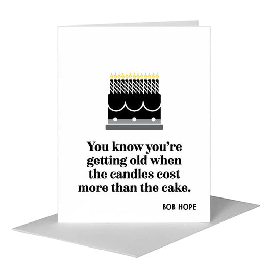 Old, Greeting Card (#8629E) A2 Card Front, www.printedcanvas.com