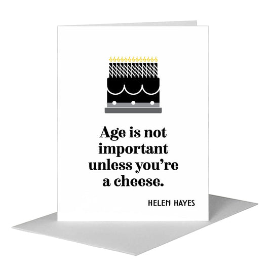 Old, Greeting Card (#8629J) A2 Card Front, www.printedcanvas.com