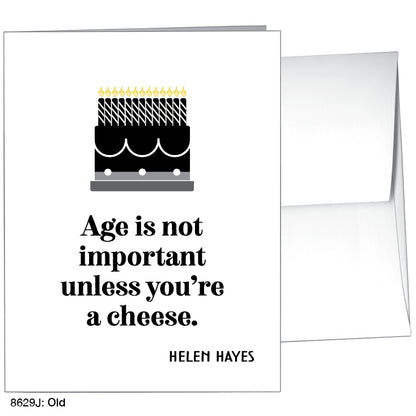 Old, Greeting Card (#8629J), A2 Card Front, www.printedcanvas.com