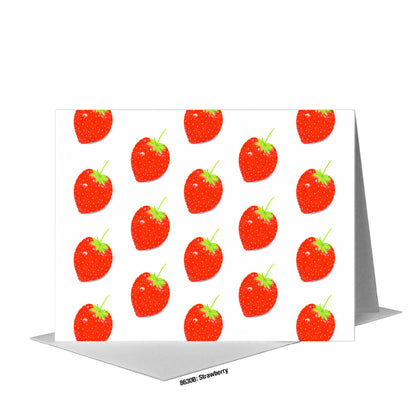 Strawberry, Greeting Card (#8630B)