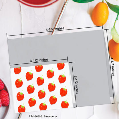 Strawberry, Greeting Card (#8630B)