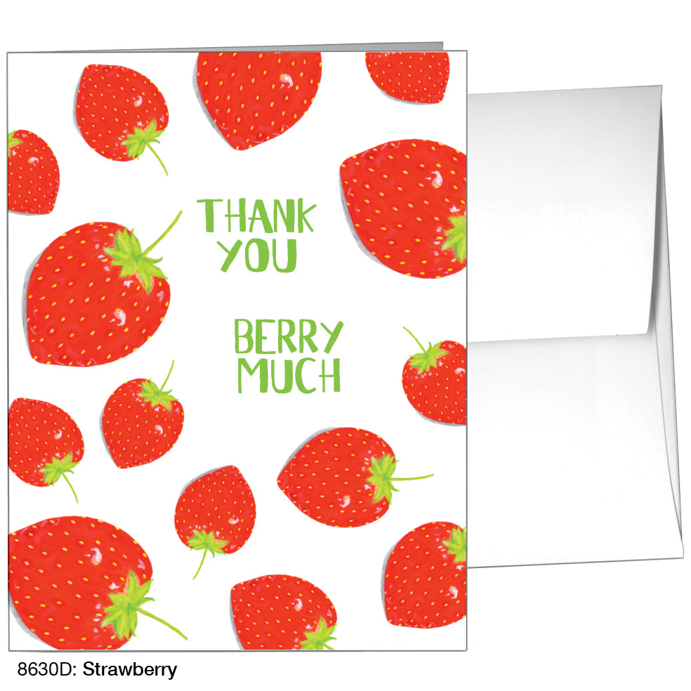 Strawberry, Greeting Card (8630D), A2, printedcanvas.com