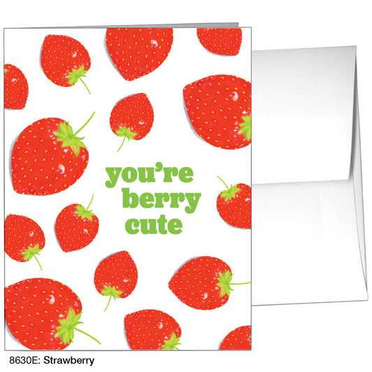 Strawberry, Greeting Card (8630E), A2, printedcanvas.com