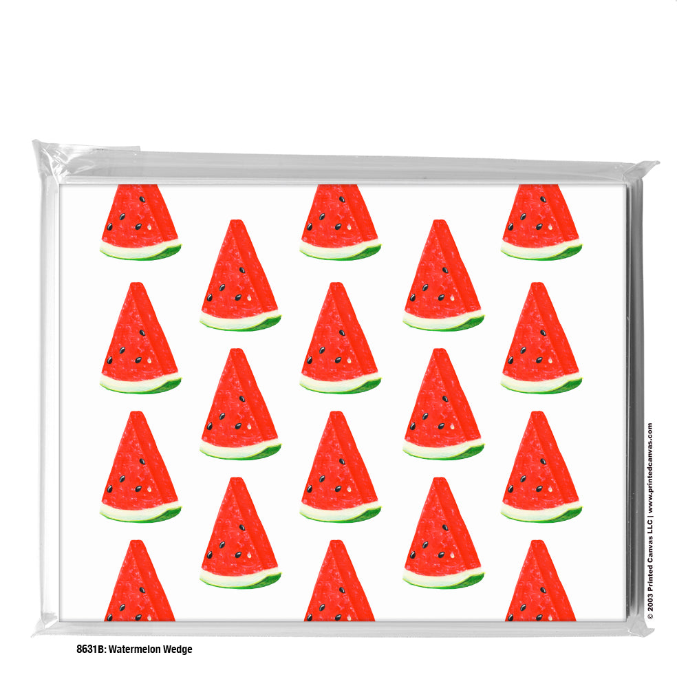 Watermelon Wedge, Greeting Card (#8631B)