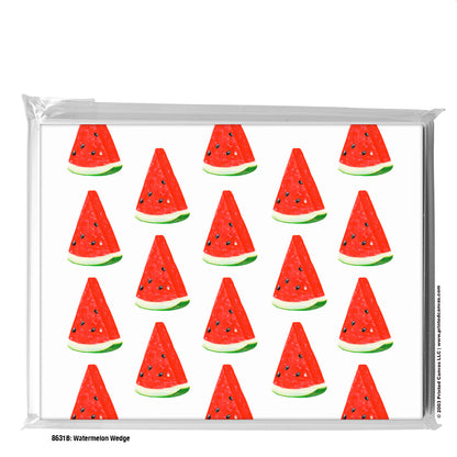 Watermelon Wedge, Greeting Card (#8631B)