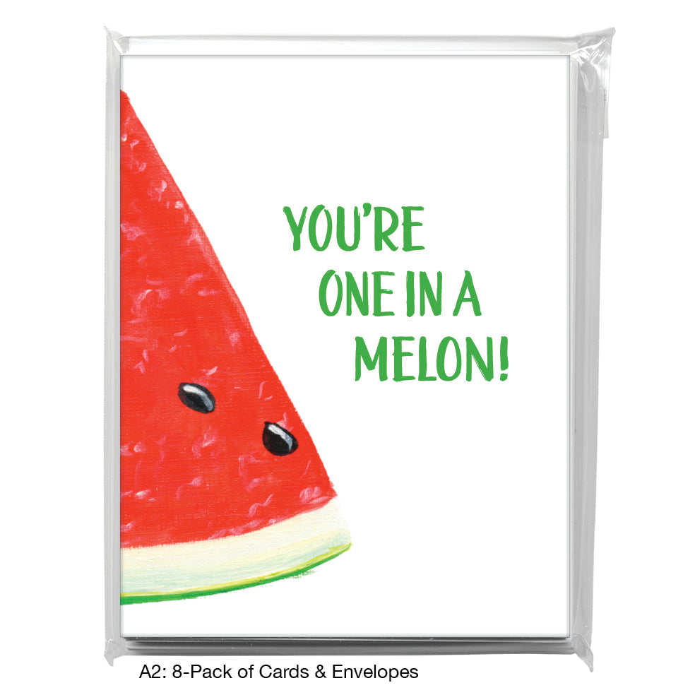 Watermelon Wedge, Greeting Card (8631D)