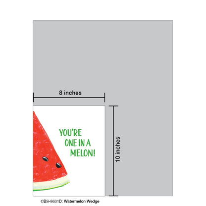 Watermelon Wedge, Card Board (8631D)