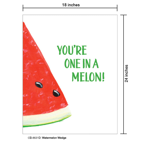Watermelon Wedge, Card Board (8631D)
