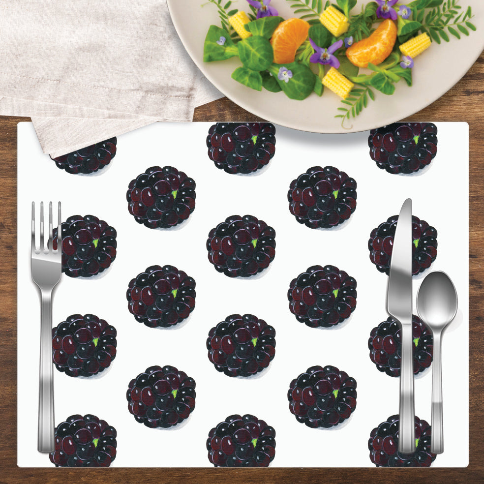 Blackberry, Vinyl Placemat (PMT-8633B)