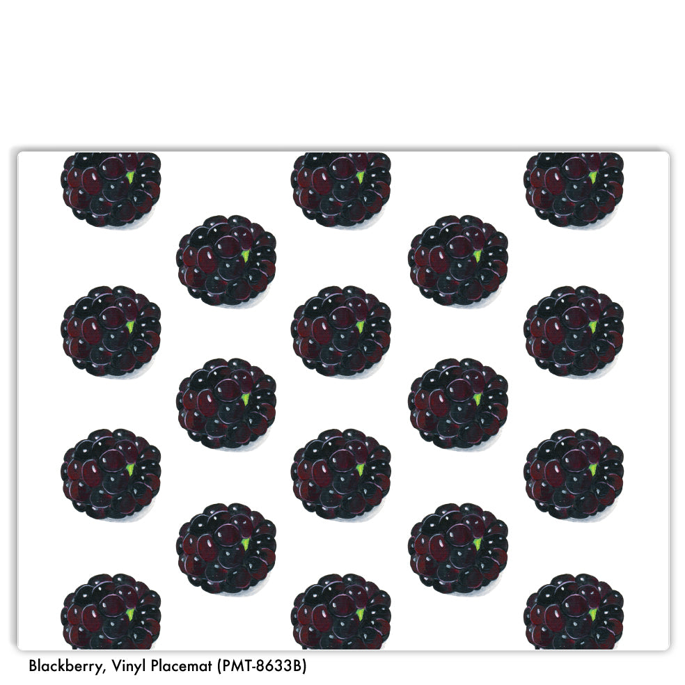 Blackberry, Vinyl Placemat (PMT-8633B)