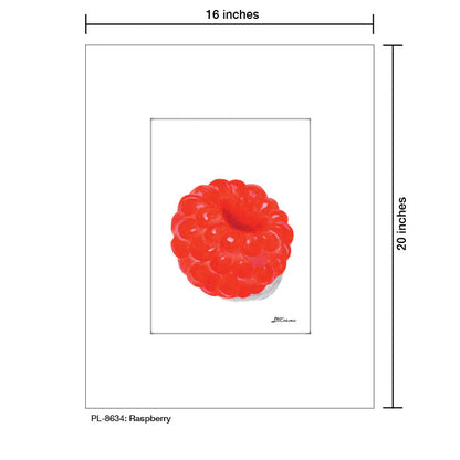 Raspberry, Print (#8634A)