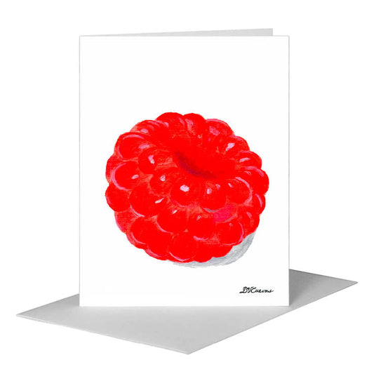 Raspberry, Greeting Card (#8634A) A2 Card Front, www.printedcanvas.com
