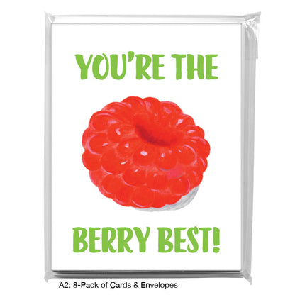 Raspberry, Greeting Card (#8634E), 8-Pack, www.printedcanvas.com