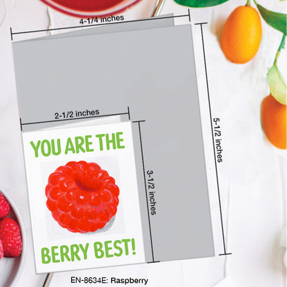 Raspberry, Greeting Card (#8634E)