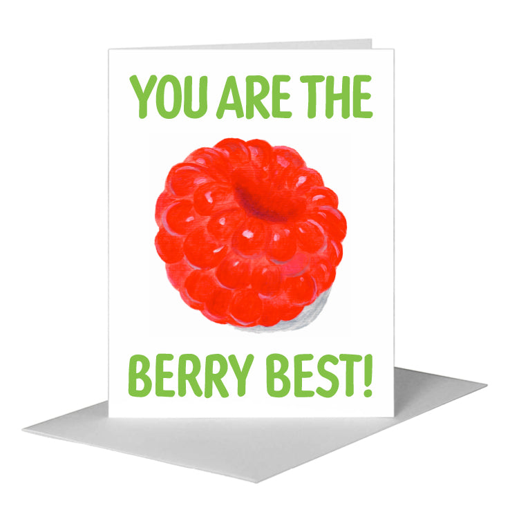 Raspberry, Greeting Card (#8634E) A2 Card Front, www.printedcanvas.com