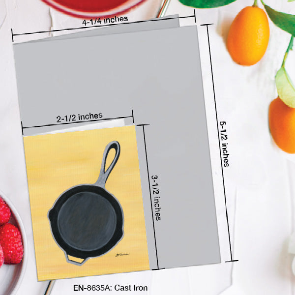 Cast Iron, Greeting Card (8635A), Enclosure Card, www.printedcanvas.com