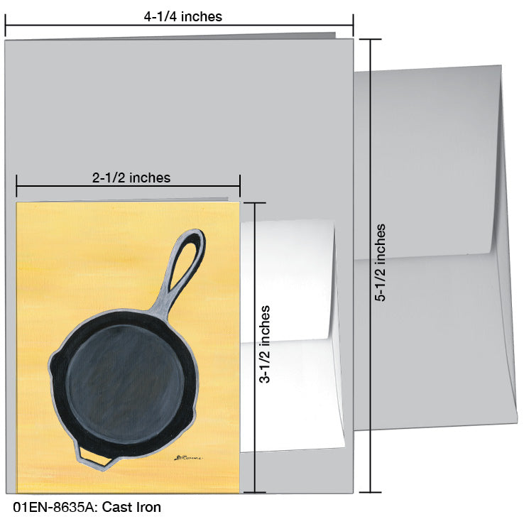 Cast Iron, Greeting Card (8635A), Enclosure Card, www.printedcanvas.com