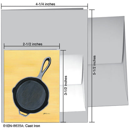 Cast Iron, Greeting Card (8635A), Enclosure Card, www.printedcanvas.com