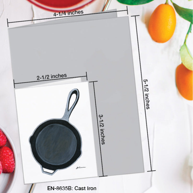Cast Iron, Greeting Card (8635B), Enclosure Card, www.printedcanvas.com