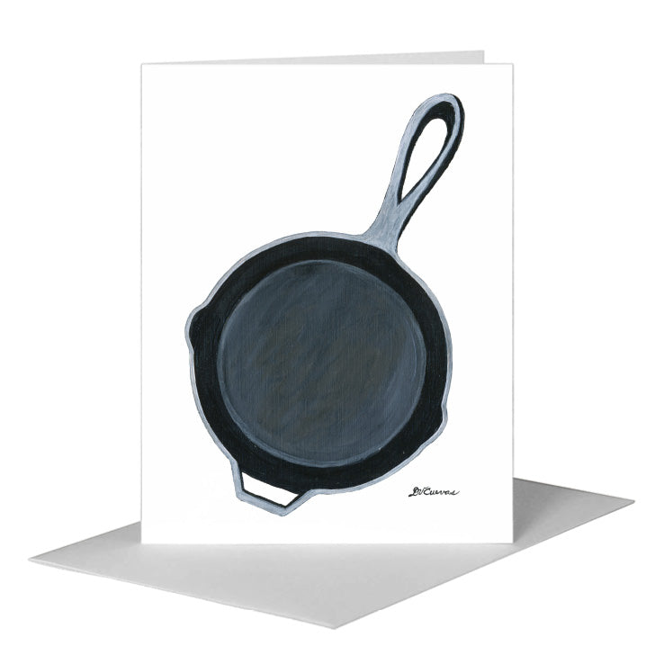 Cast Iron, Greeting Card (#8635B), A2 Card Front, www.printedcanvas.com