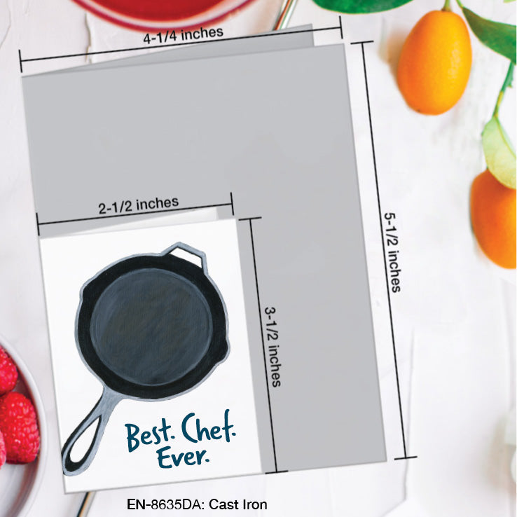Cast Iron, Greeting Card (#8635DA), Enclosure, www.printedcanvas.com