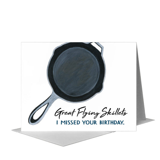 Cast Iron, Greeting Card (#8635E) A2 Card Front, www.printedcanvas.com