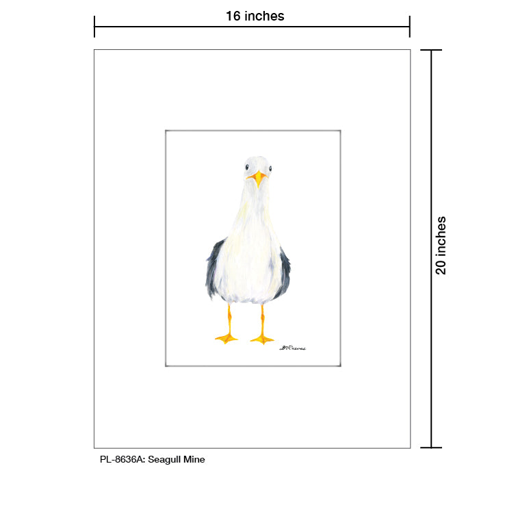 Seagull, Print (#8636A)