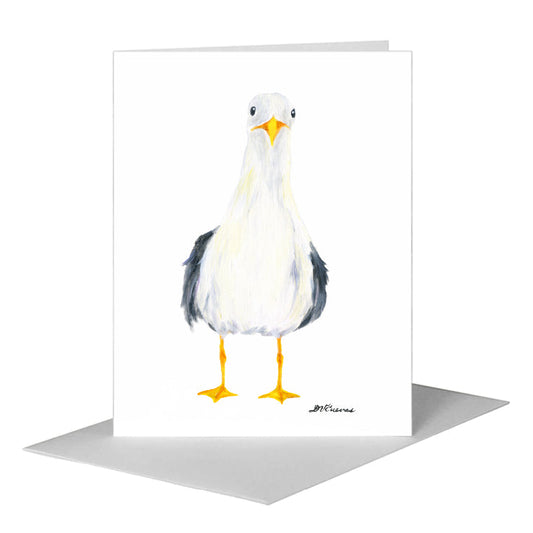 Seagull, Greeting Card (#8636A) A2 Card Front, www.printedcanvas.com