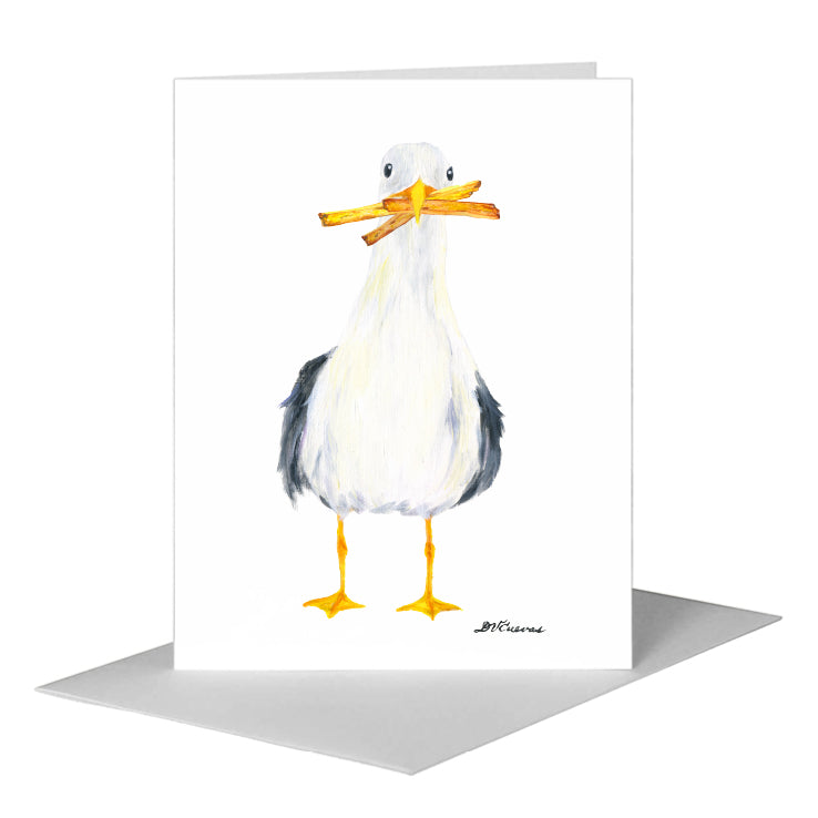 Seagull, Greeting Card (#8636C), A2 Card Front, www.printedcanvas.com