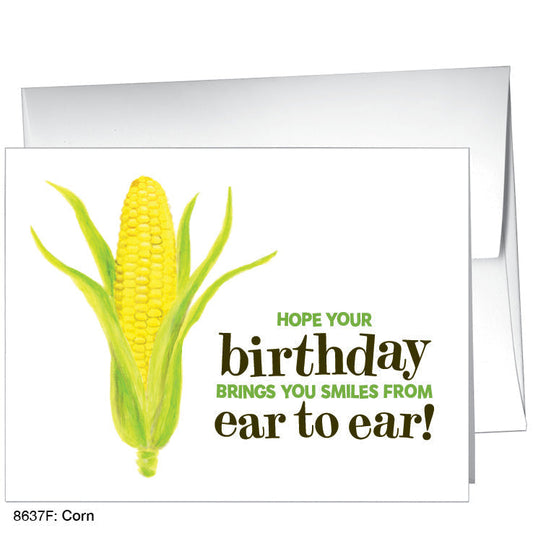 Corn, Greeting Card (8637F), A2 Card, www.printedcanvas.com